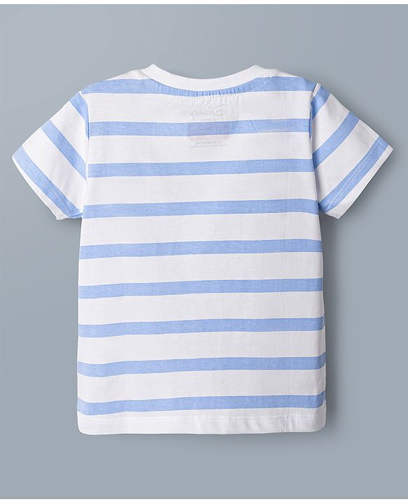 Babyhug Disney Single Jersey Knit Half Sleeves Tshirts With Mickey & Marie Graphic Pack of 2  - White