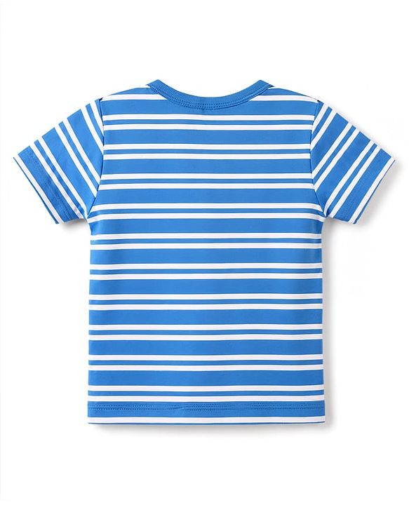 Babyhug 100% Cotton Knit Half Sleeves Jhablas with Airplane Print Pack of 3 - Multicolot