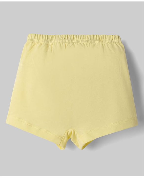 Babyhug Disney Single Jersey Knit Briefs With Winnie the Pooh Graphic Pack of 2 - White & Yellow