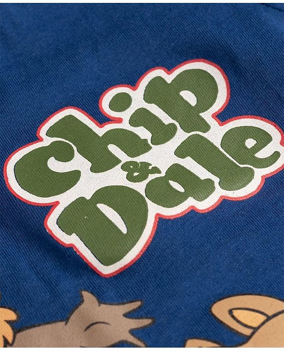 Babyhug Disney Single Jersey Half sleeves Knit T-Shirt with Chip & Dale Graphic Pack of 3 -Multicolour