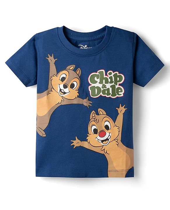Babyhug Disney Single Jersey Half sleeves Knit T-Shirt with Chip & Dale Graphic Pack of 3 -Multicolour