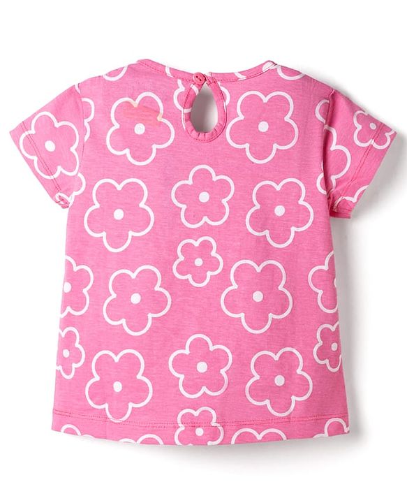 Babyhug Disney Single Jersey Knit Half Sleeves T-Shirts With Minnie Mouse Graphics Pack of 3 - Multicolor