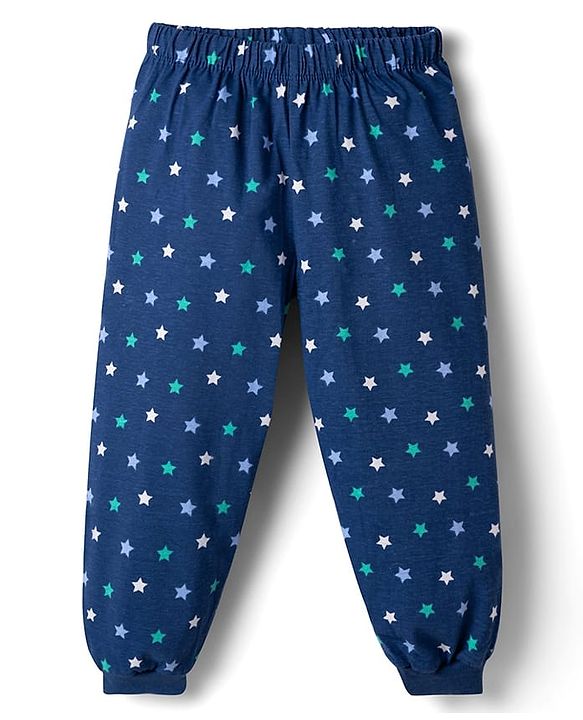 Babyhug Disney 100% Cotton Knit Full Sleeves T-Shirt & Pyjama Night Suit With Winnie The Pooh Graphics- Multicolor