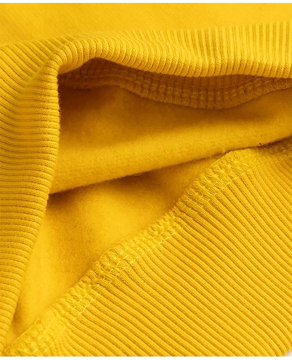 Pine Kids Knit Full Sleeves Make It Today Epic Printed Sweatshirt - Yellow