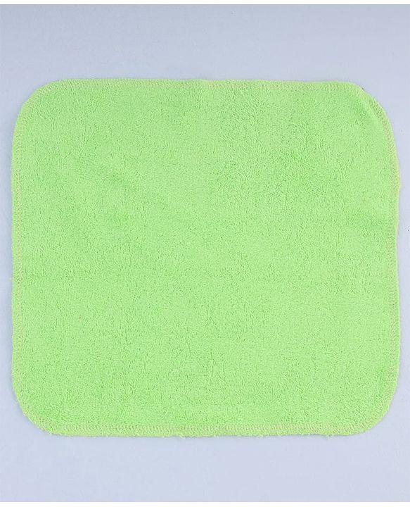 Bahyhug Cotton Knit Solid Hand & Face Towel Pack Of 6 L 25.4 x B 25.4 cm - Multi Color