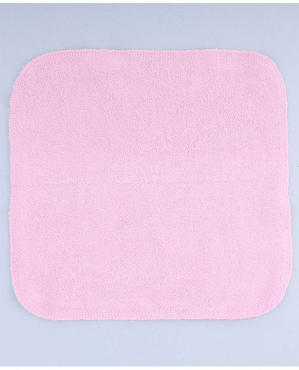 Bahyhug Cotton Knit Solid Hand & Face Towel Pack Of 6 L 25.4 x B 25.4 cm - Multi Color