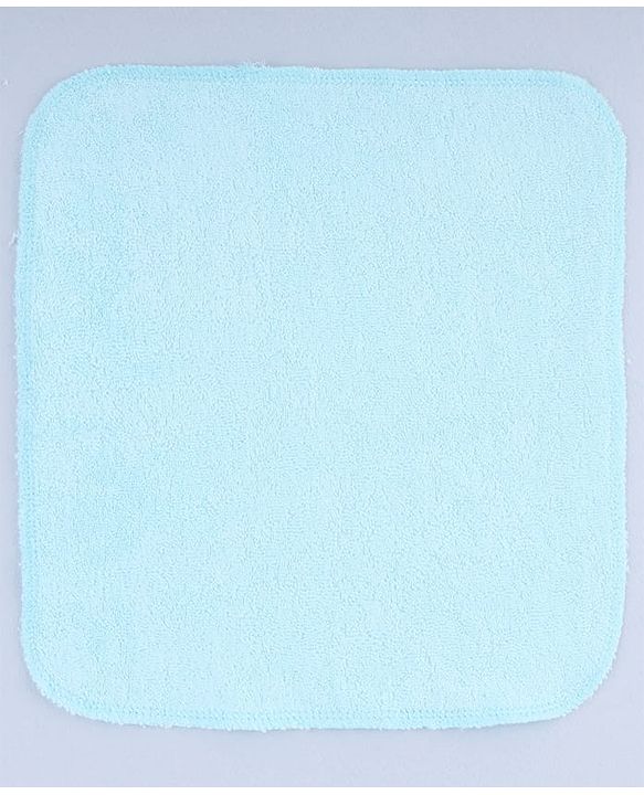 Bahyhug Cotton Knit Solid Hand & Face Towel Pack Of 6 L 25.4 x B 25.4 cm - Multi Color