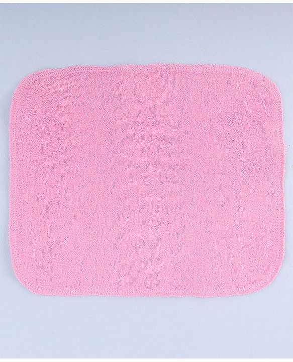 Bahyhug Cotton Knit Solid Hand & Face Towel Pack Of 6 L 25.4 x B 25.4 cm - Multi Color