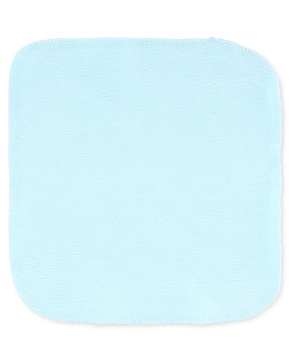 Babyhug Cotton Knit Hand & Face Towels with Star Print Pack of 6 L 23 x B 22 cm - Multicolor