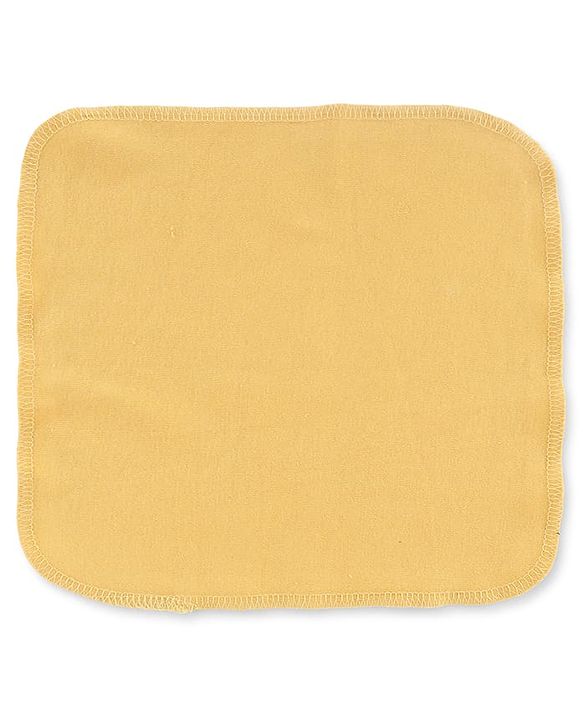 Babyhug Cotton Knit Hand & Face Towels with Star Print Pack of 6 L 23 x B 22 cm - Multicolor
