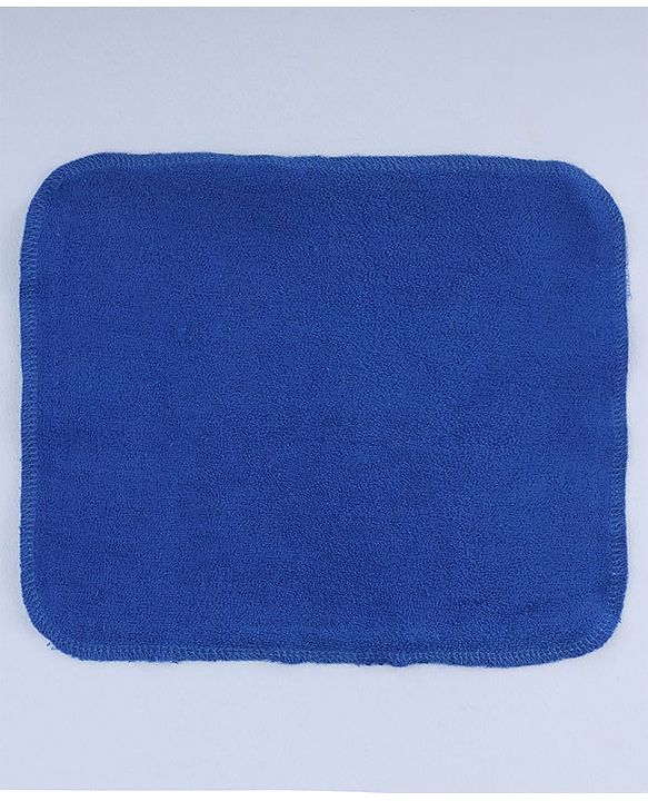 Bahyhug Cotton Knit Solid Hand & Face Towel Pack Of 6 L 25.4 x B 25.4 cm - Multi Color