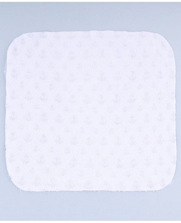 Bahyhug Cotton Knit Nautical Theme Printed Hand & Face Towel Pack Of 6 L 25.4 x B 25.4 cm - Multi Color