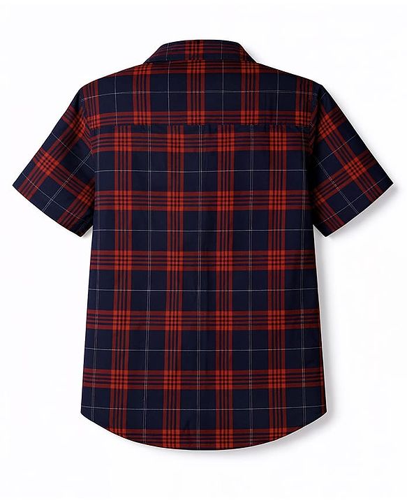 Pine Kids Cotton Woven Shirt Half Sleeves Checks Multi Color 4-5 Years