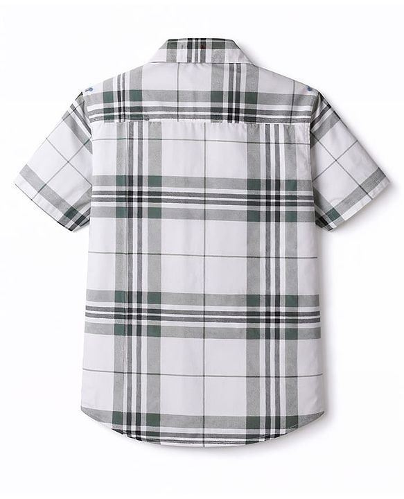 Pine Kids Cotton Woven Checks Shirts Half Sleeves Collar Multi Color 4-5 Years