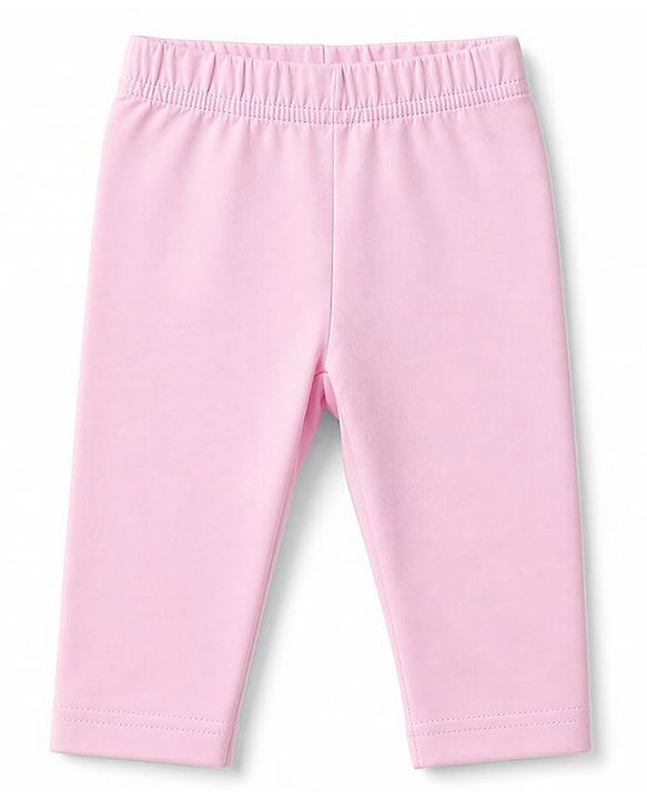 Babyhug Cotton Knit Three Fourth Leggings With Floral & Berry Print Pack of 3 - Navy & Pink