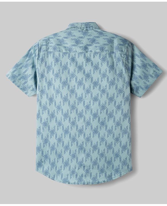 Pine Kids Cotton Woven Half Sleeves Printed Shirt & T-Shirt - Multicolor