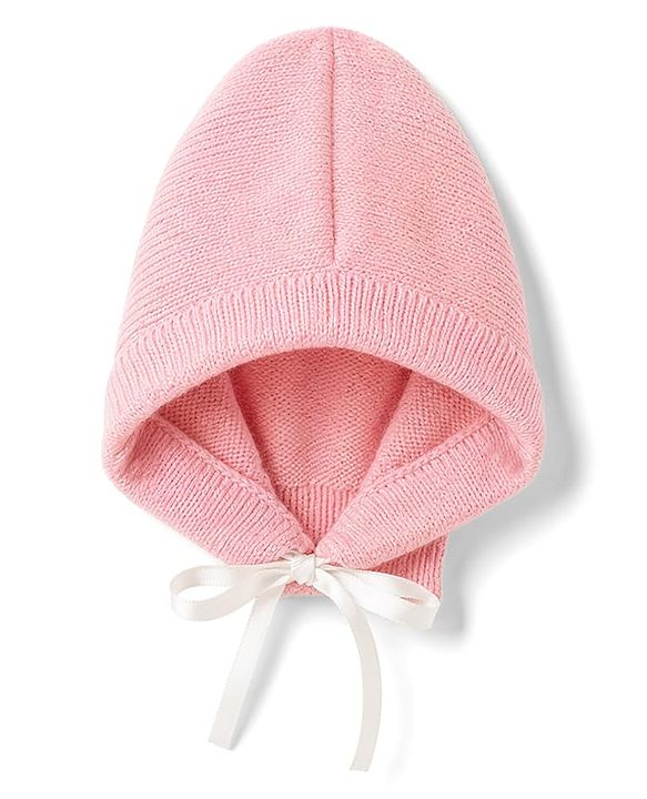 Babyhug Knit Full Sleeves Striped Sweater Set with Cap and Booties - White & Pink