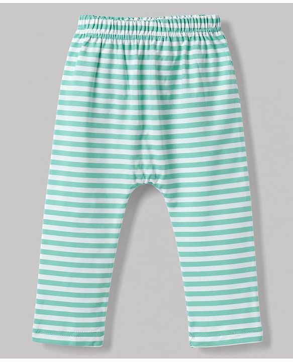 Babyhug 100% Cotton Knit Full Length Diaper Leggings With Fruit Print Pack of 3 - Multicolor
