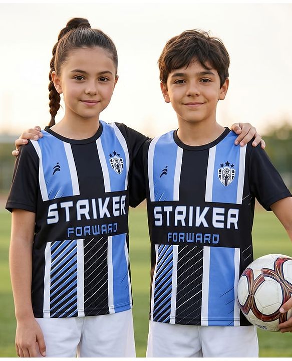 Pine Active Knit Half Sleeves Striped & Text Printed T-Shirt - Black