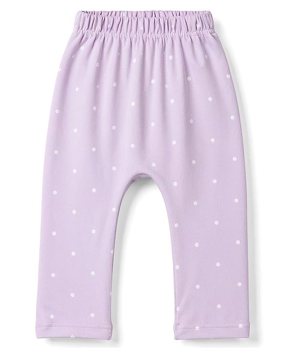 Babyhug Interlock Knit Full Length Diaper Leggings with Fox & Star Print Pack of 3 - Multicolor