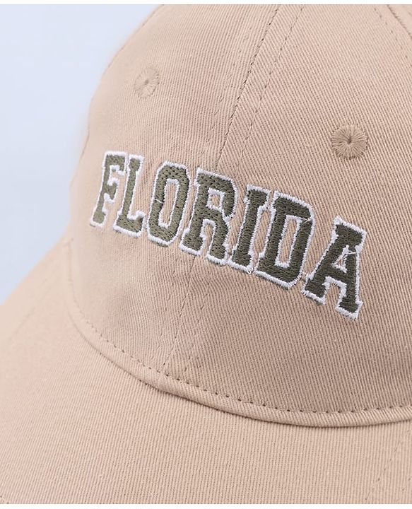 Babyhug 100% Cotton Woven Text Embroidered Baseball Cap Light Brown - Diameter 19 cm