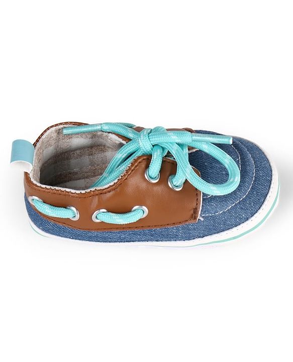 Cute Walk by Babyhug Lace Up Solid Booties - Navy Blue
