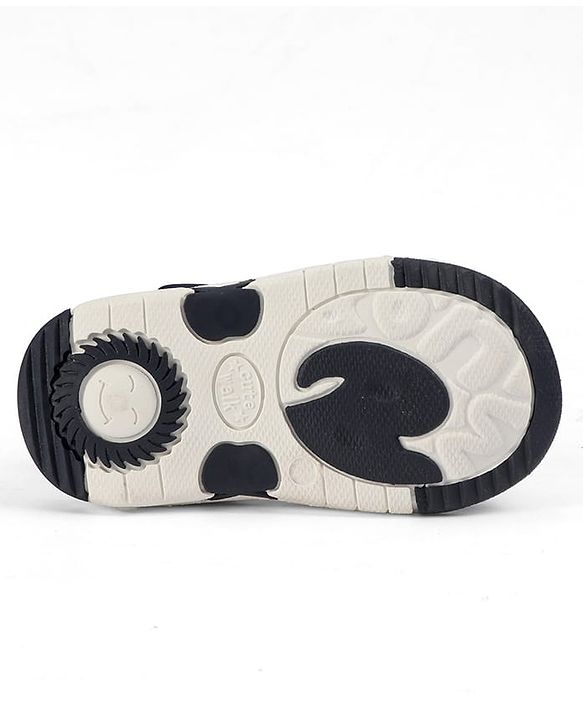 Cute Walk by Babyhug Velcro Closure Sandals with Applique - Navy Blue