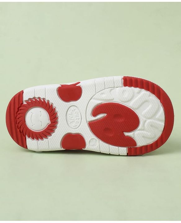 Cute Walk by Babyhug Velcro Closure Sandals with Applique - Navy Blue