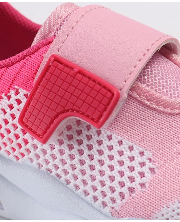 Cute Walk by Babyhug Velcro Closure Solid Sneakers - Pink