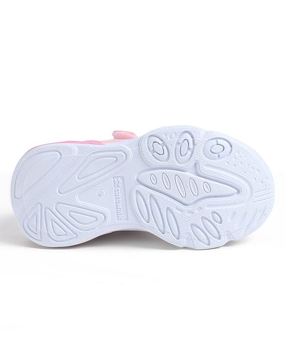Cute Walk by Babyhug Velcro Closure Solid Sneaker Shoes - Purple