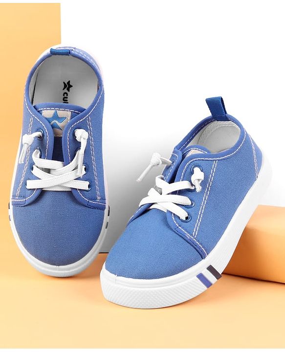 Cute Walk by Babyhug Lace Up Solid Casual Shoes - Black