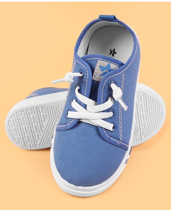 Cute Walk by Babyhug Lace Up Solid Casual Shoes - Black