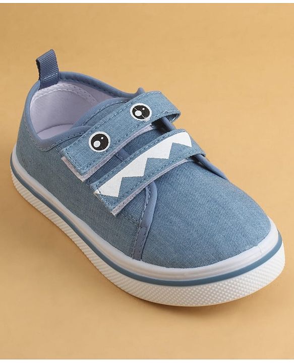Cute Walk by Babyhug Velcro Closure Printed Casual Shoes - Blue