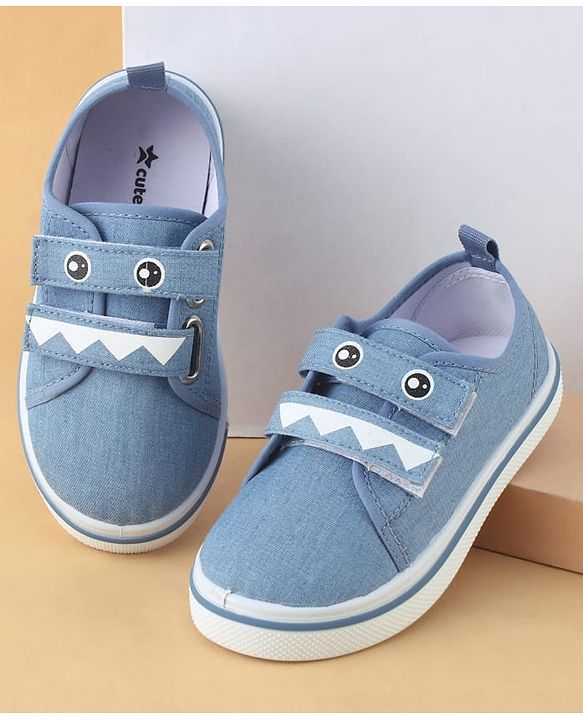 Cute Walk by Babyhug Velcro Closure Printed Casual Shoes - Blue
