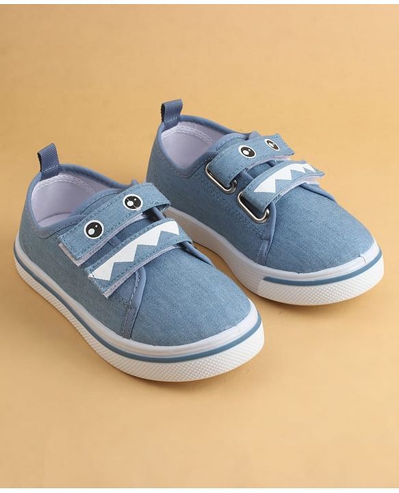Cute Walk by Babyhug Velcro Closure Printed Casual Shoes - Blue