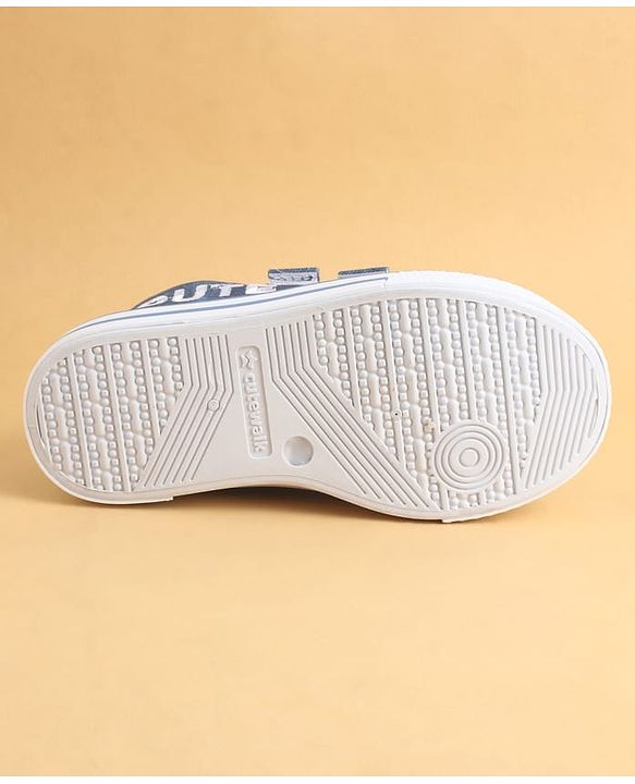 Cute Walk by Babyhug Velcro Closure Casual Shoes with Cute Embroidery - Blue