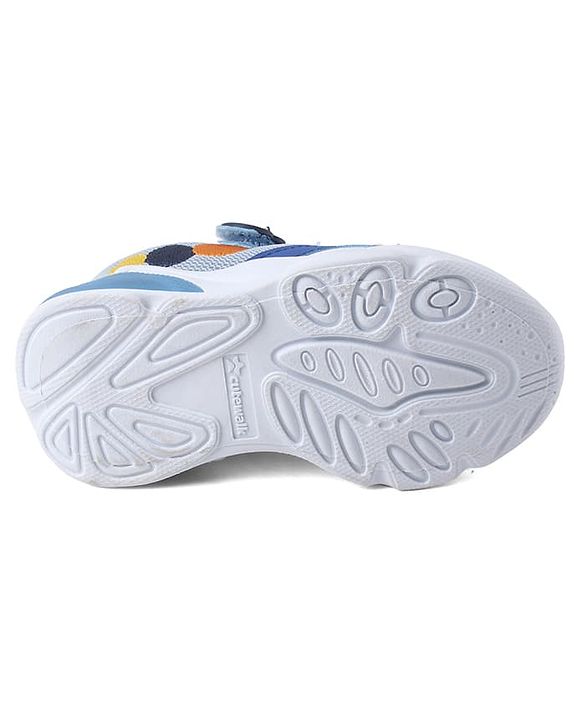 Cute Walk by Babyhug Velcro Closure Sneaker With Fox Applique - Red