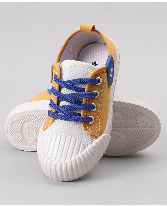 Cute Walk by Babyhug Lace Up Solid Casual Shoes - Dark Green