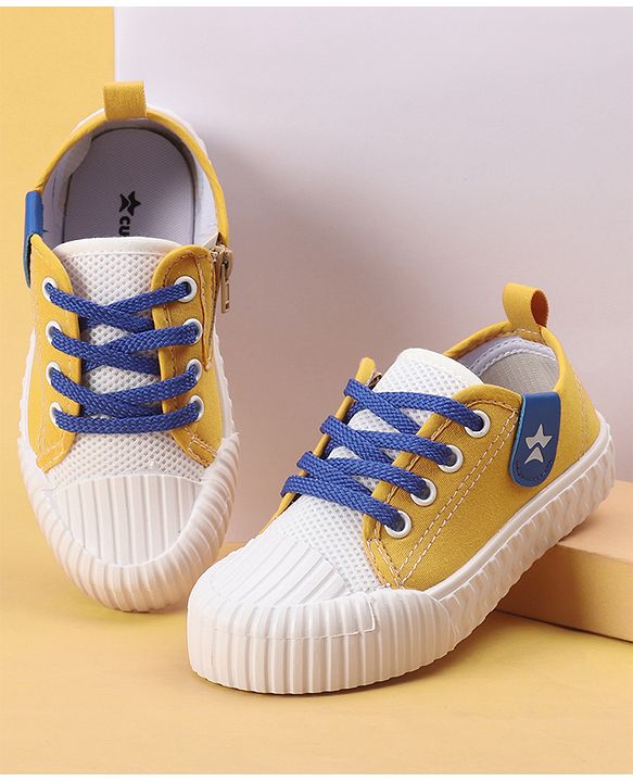 Cute Walk by Babyhug Lace Up Solid Casual Shoes - Dark Green