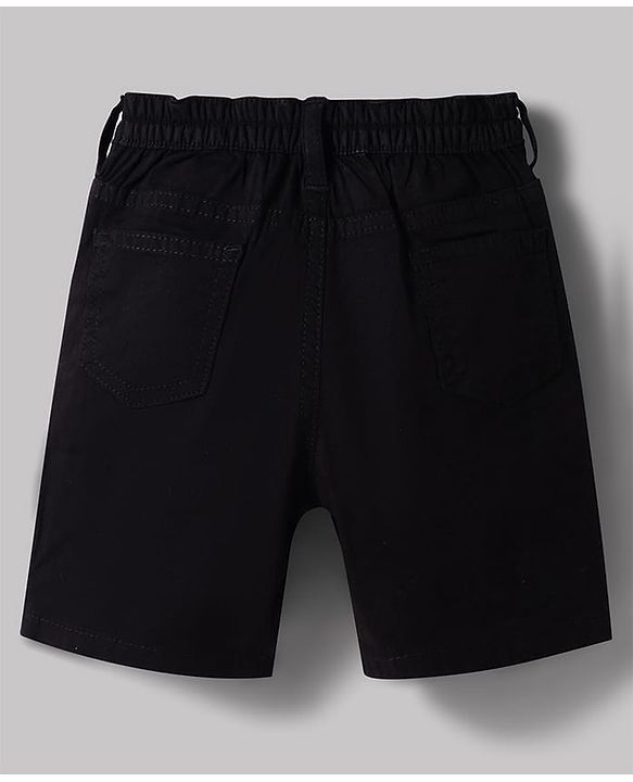 Babyhug Cotton Woven Half Sleeves Striped Shirt & Shorts Set - White