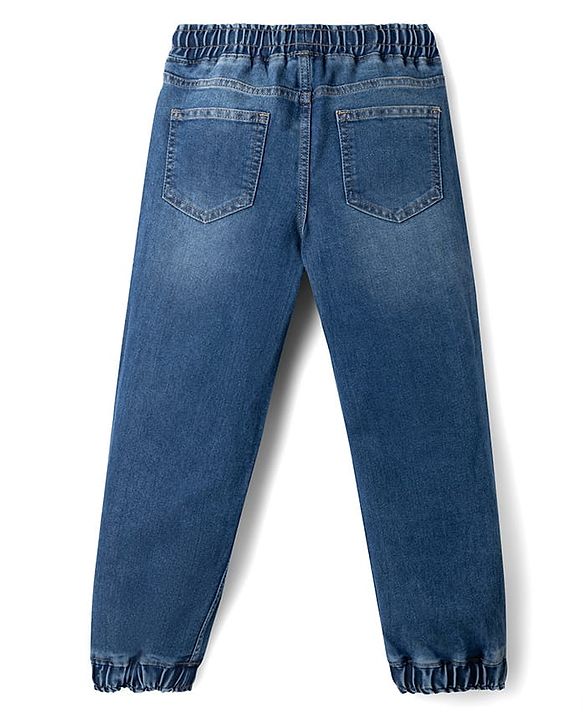 Pine Kids Denim Woven Washed Full Length Jeans - Blue