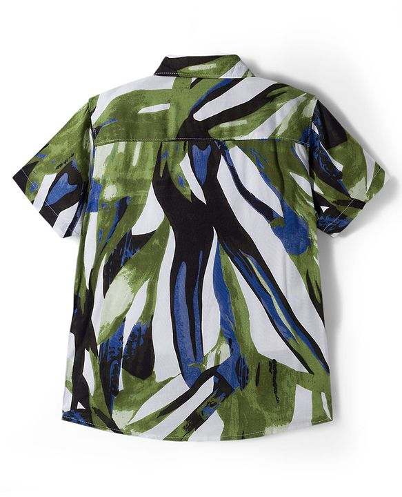 Pine Kids Cotton Woven Half Sleeves Printed Shirt & T-Shirt Multi Color 4-5 Years