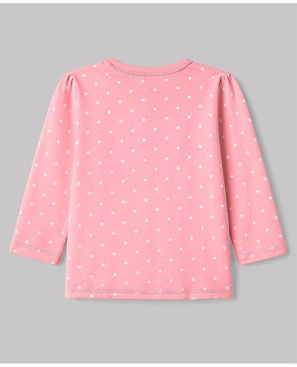 Babyhug 100% Cotton Knit Full Sleeves Bear & Floral Printed Jhablas Pack Of 3 - Multicolor