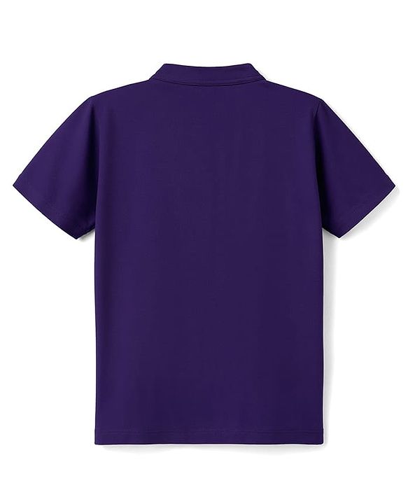 Pine Kids Cotton Knit Half Sleeves Solid T-Shirt & Shorts Set - Purple