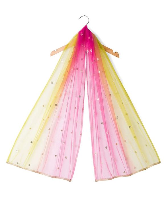 Babyhug Woven Frill Sleeves Georgett Embroidered & Sequinned Lehenga Choli & Dupatta Set- Lime Green