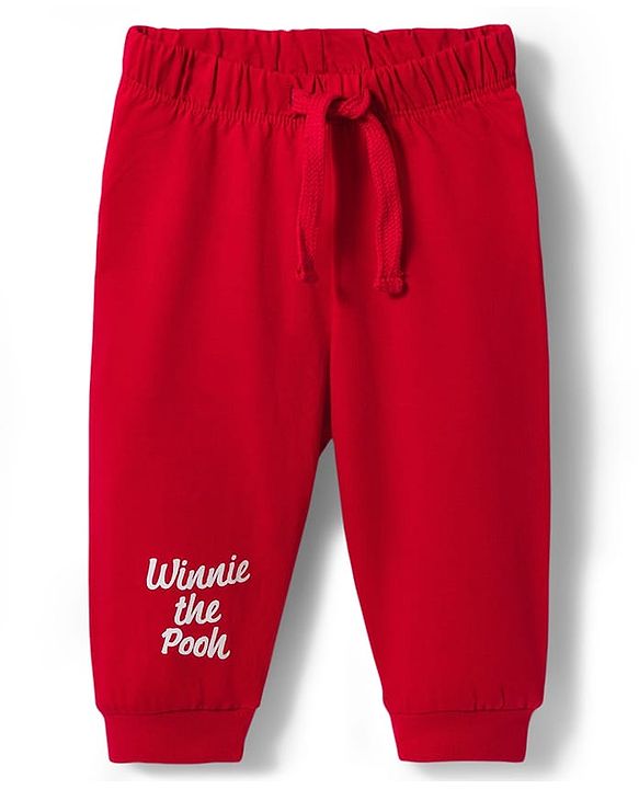 Babyhug Disney 100% Cotton Knit Full Sleeves T-Shirt & Pyjama Night Suit With Winnie The Pooh Graphic - Multicolor