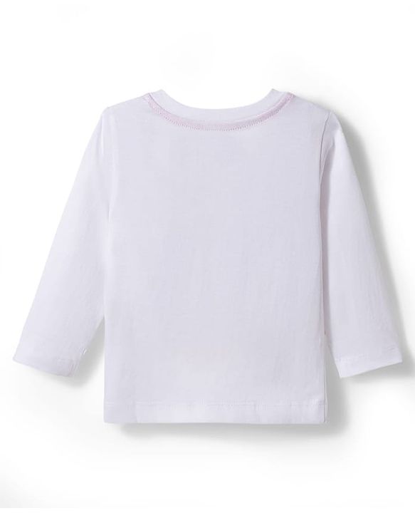Babyhug Disney 100% Cotton Knit Full Sleeves T-Shirt & Pyjama Night Suit With Winnie The Pooh Graphic - Multicolor