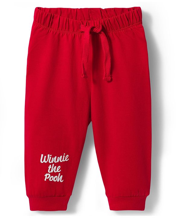 Babyhug Disney 100% Cotton Knit Full Sleeves T-Shirt & Pyjama Night Suit With Winnie The Pooh Graphic - Multicolor