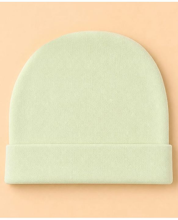 Babyhug 100% Cotton Interlock Knit Full Sleeves Fox Printed Onesies with Leggings & Cap Mittens and Booties - Light Green