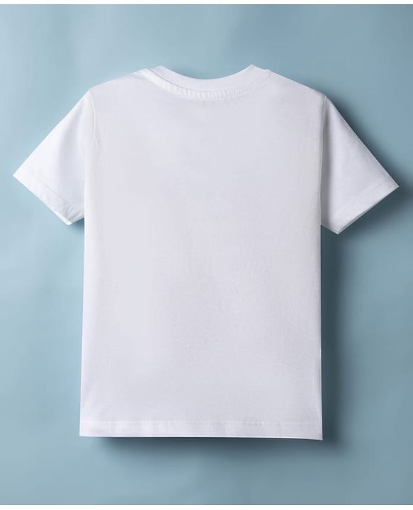 Babyhug Disney Cotton Knit Half Sleeve T-Shirts with Winnie the Pooh Graphics Pack of 2 - White & Yellow